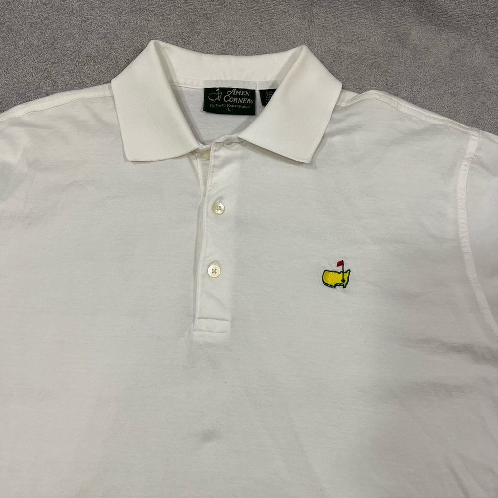 Masters White Polo Shirt
